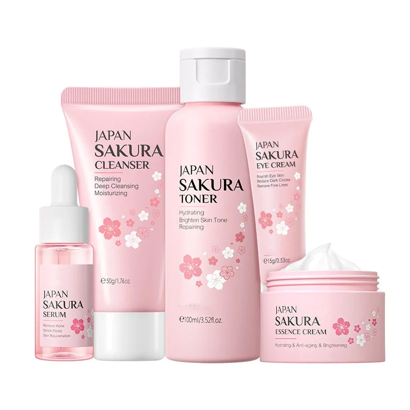 LAIKOU SAKURA Moisturizing 5pc Skin Care Set